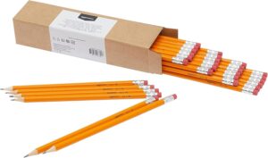 This is an image of the Amazon Basics Wood-Cased #2 Pencils