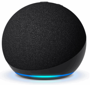 This is an image of the Amazon Eco dot